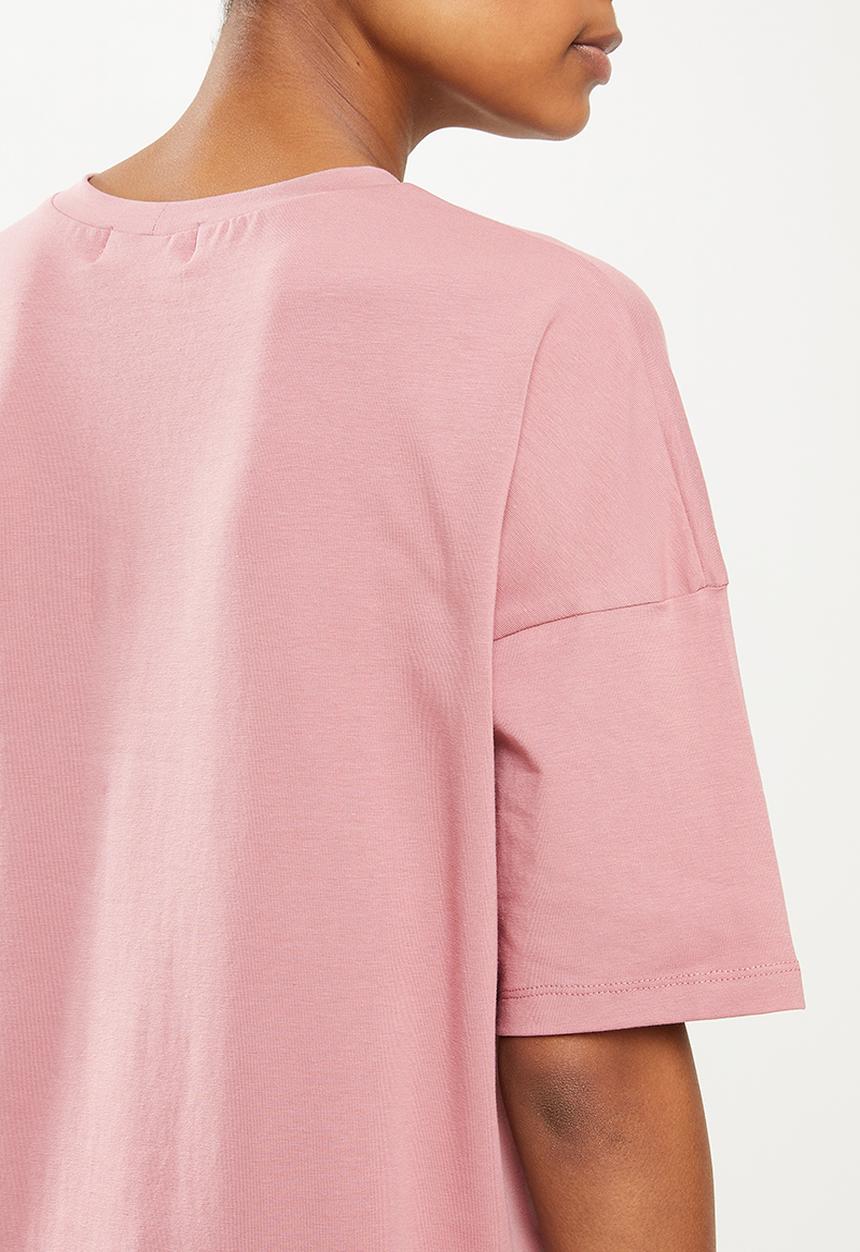 Superbalist - Cotton boxy tee - pink
