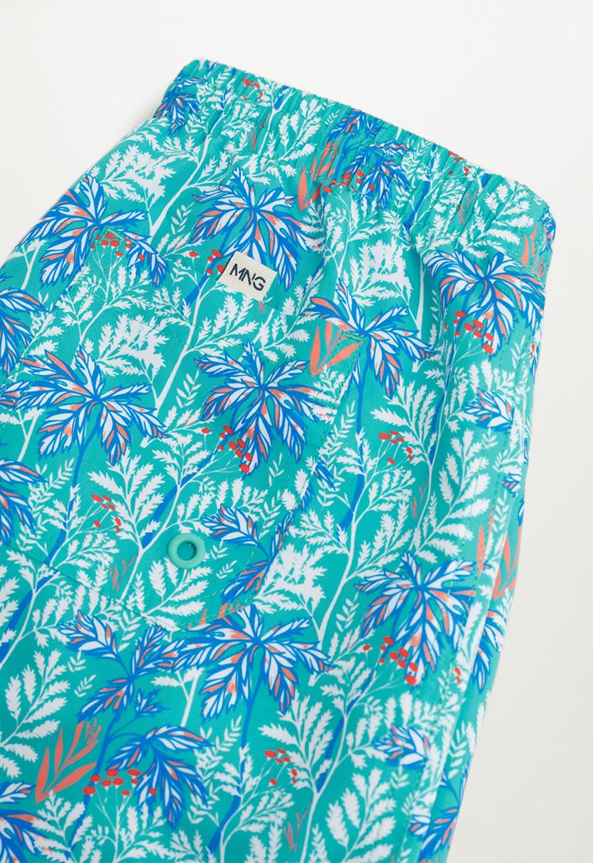 MANGO - Swimming trunks hawaii - turquoise