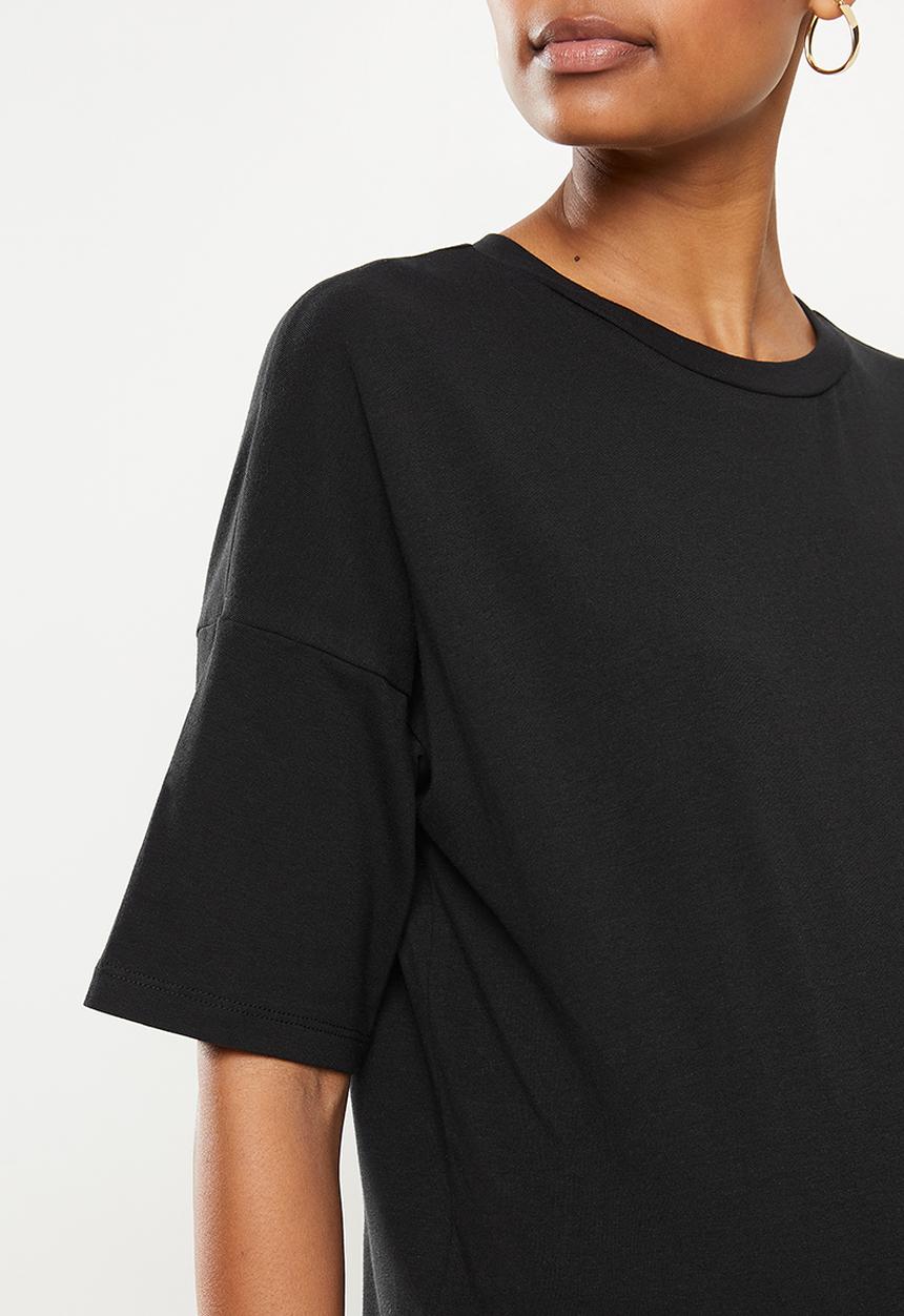 Superbalist - Cotton boxy tee - black