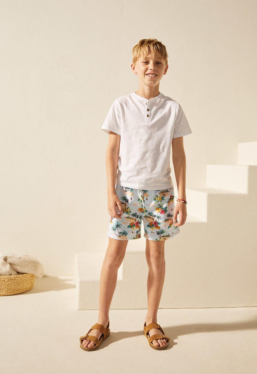 MANGO - Swimming trunks jorge - light blue
