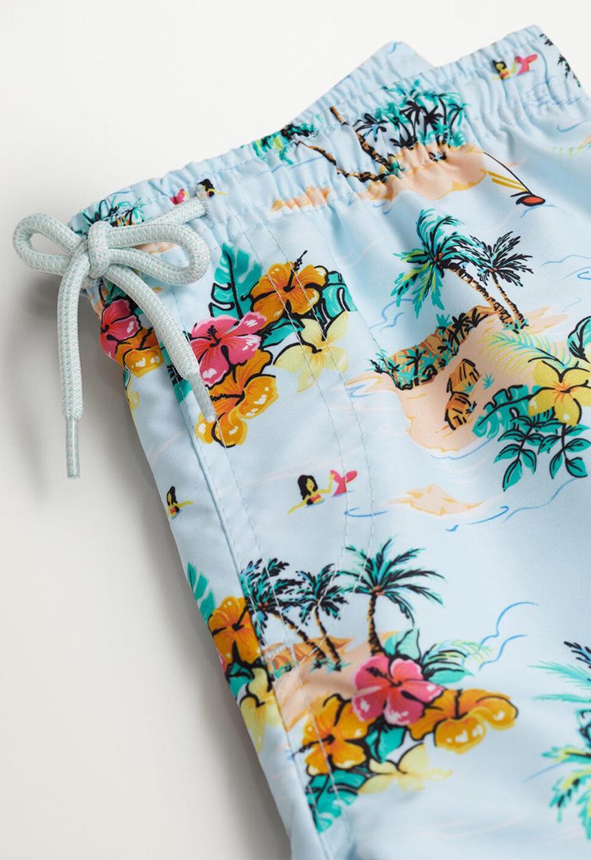 MANGO - Swimming trunks jorge - light blue
