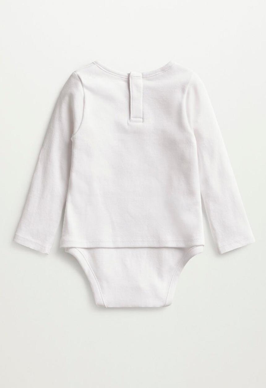 MANGO - Dance long sleeve tee - white