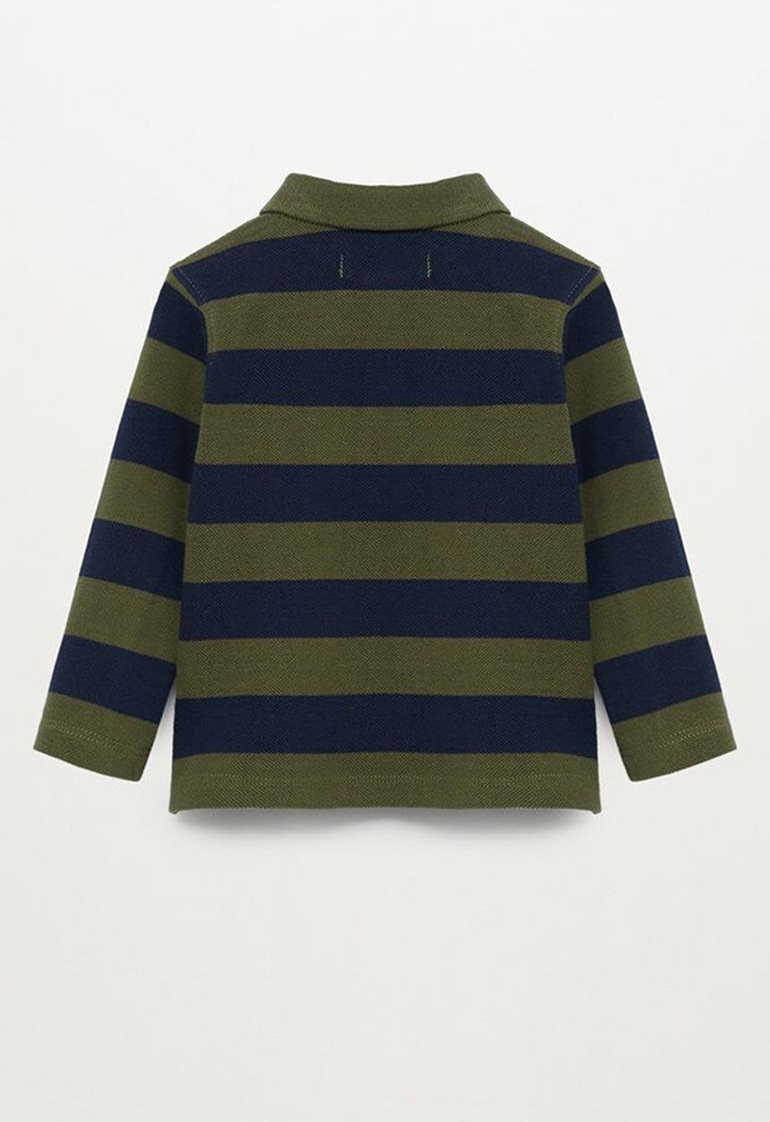 MANGO - T-shirt rayas - navy