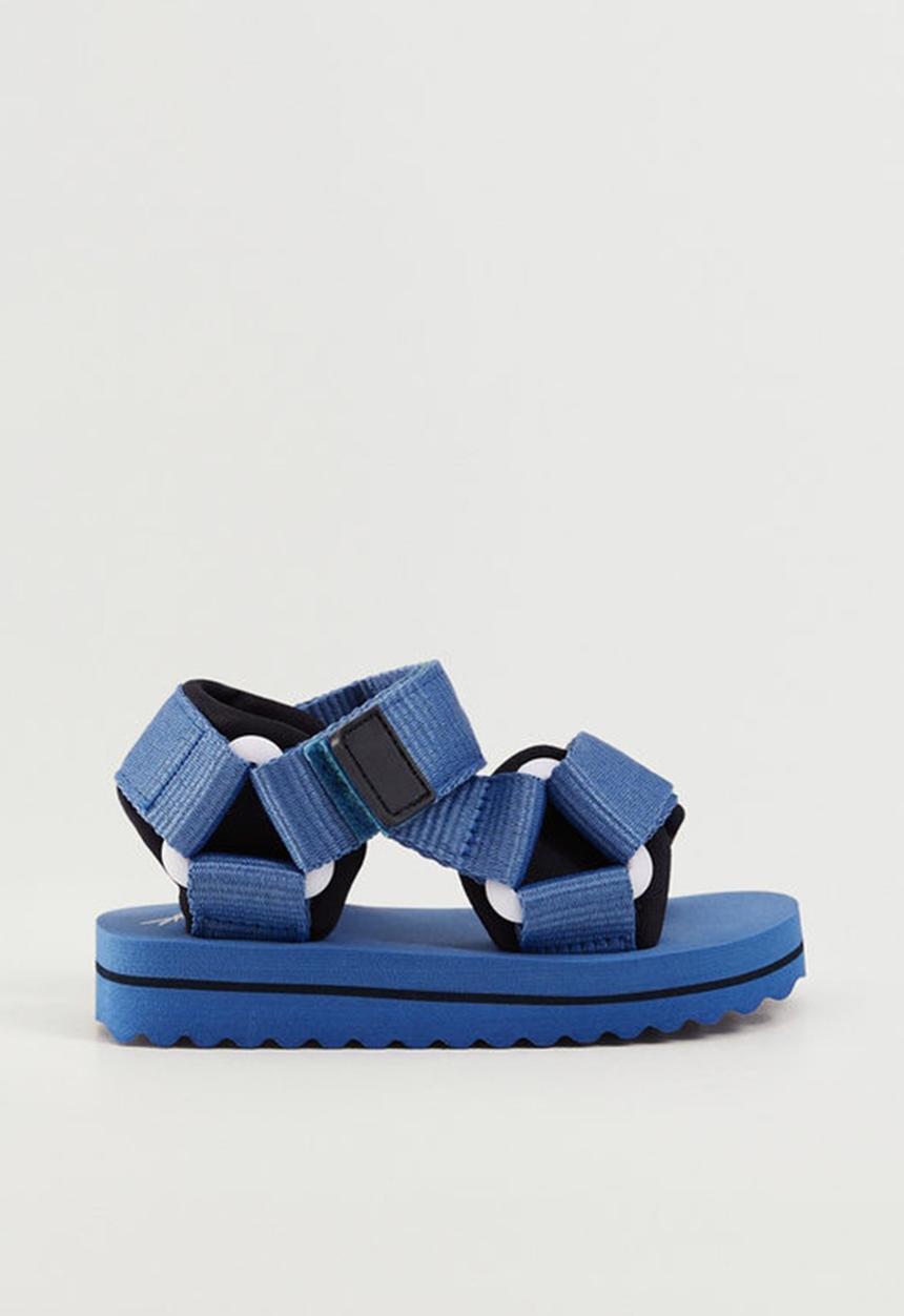 MANGO - Sandals job1 - medium blue