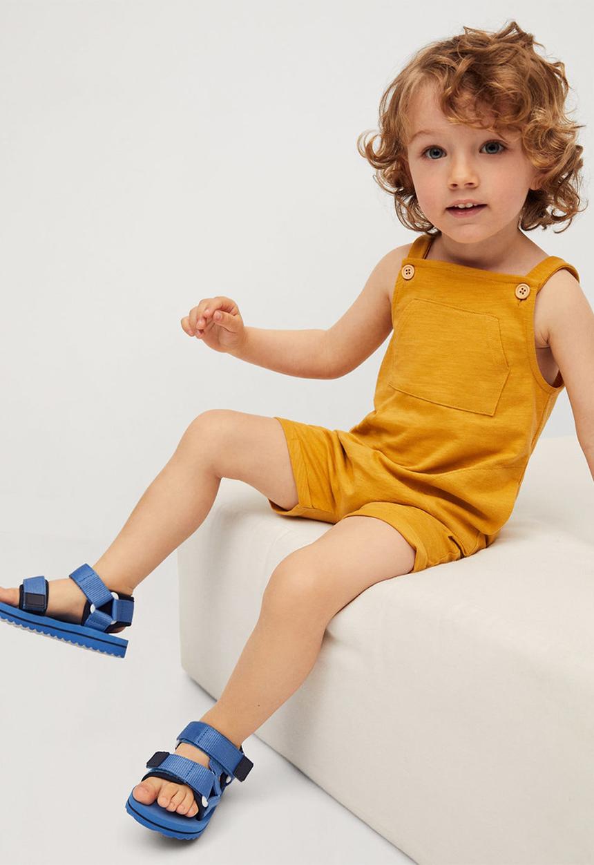 MANGO - Sandals job1 - medium blue