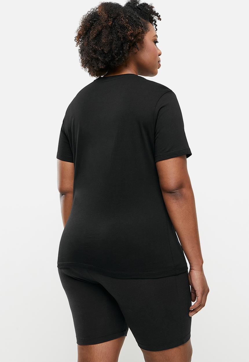 adidas Performance - Plus essential 3 bar short sleeve tee - black