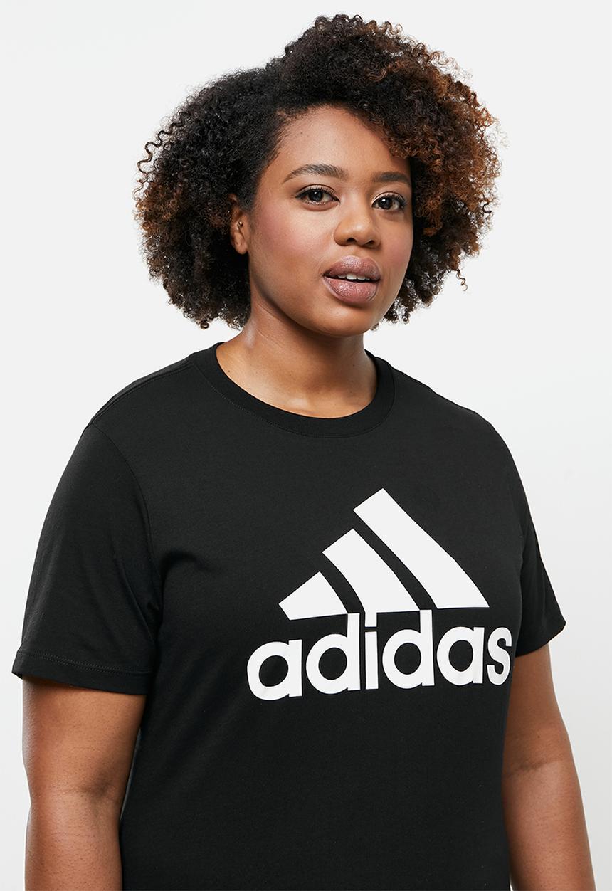 adidas Performance - Plus essential 3 bar short sleeve tee - black