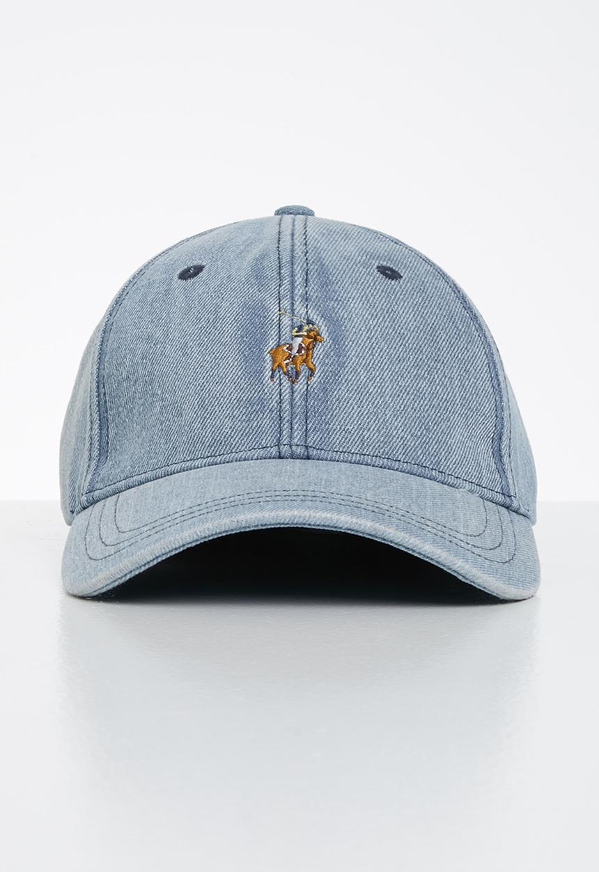 POLO - Tricolour denim peak - light wash