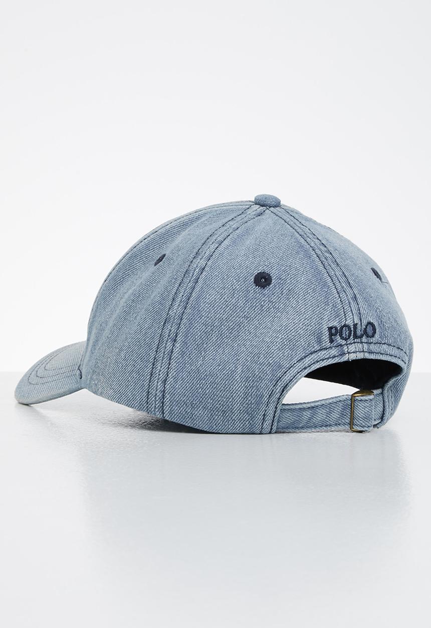 POLO - Tricolour denim peak - light wash