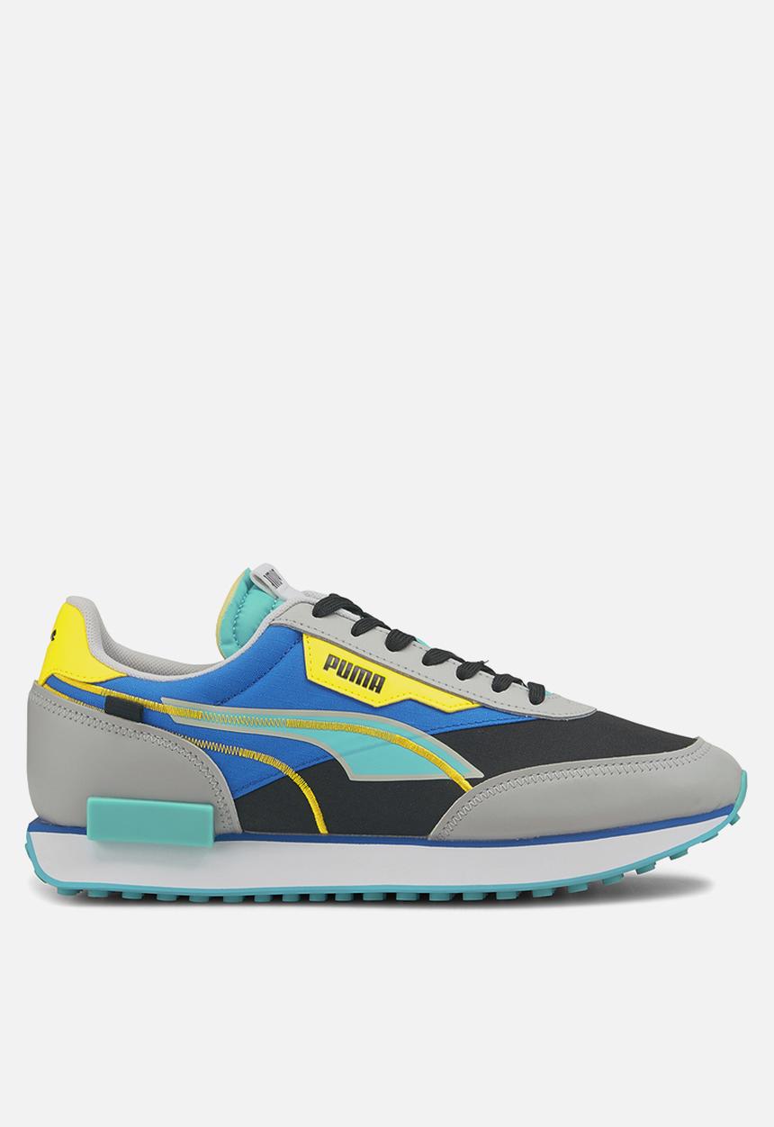 PUMA - Future rider twofold - puma black-gray violet-future blue