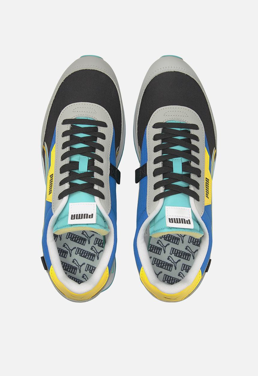PUMA - Future rider twofold - puma black-gray violet-future blue