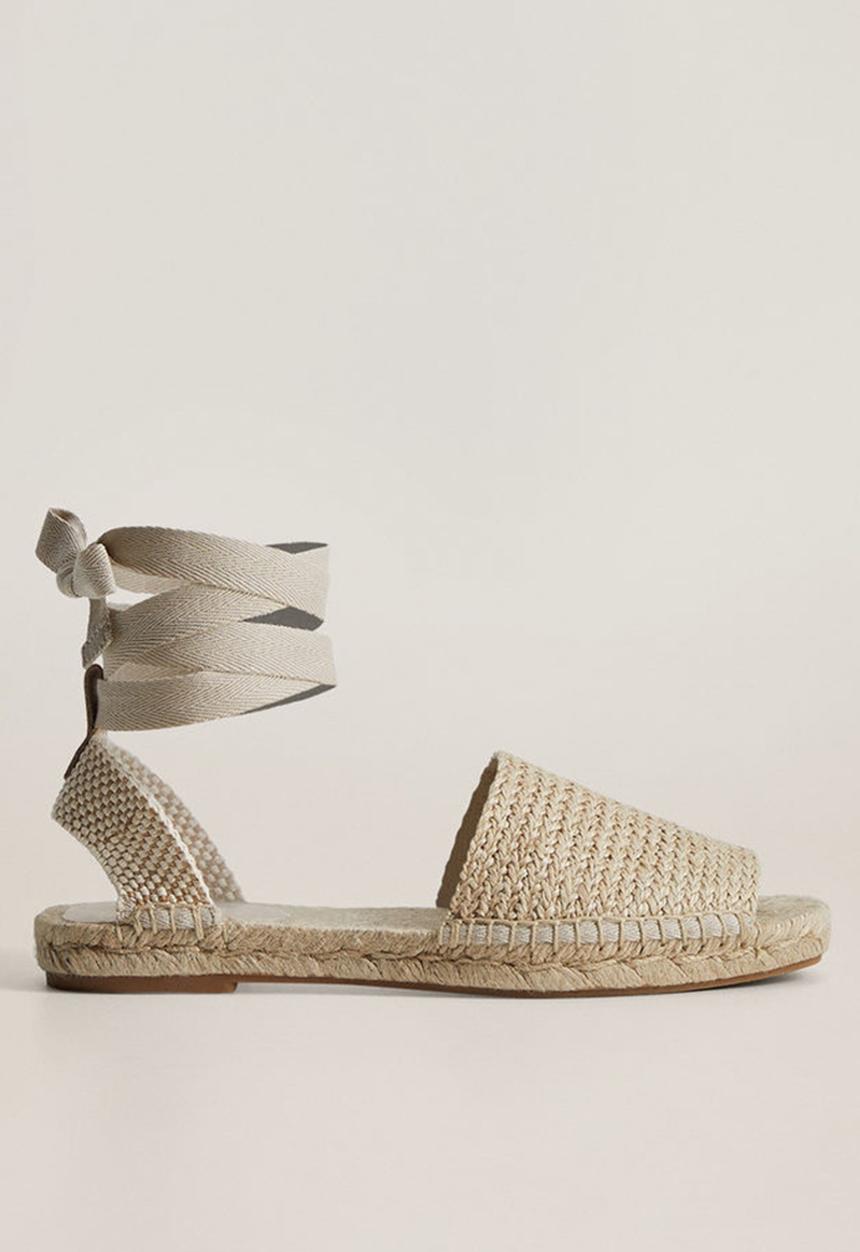 MANGO - Natural sandal - light beige