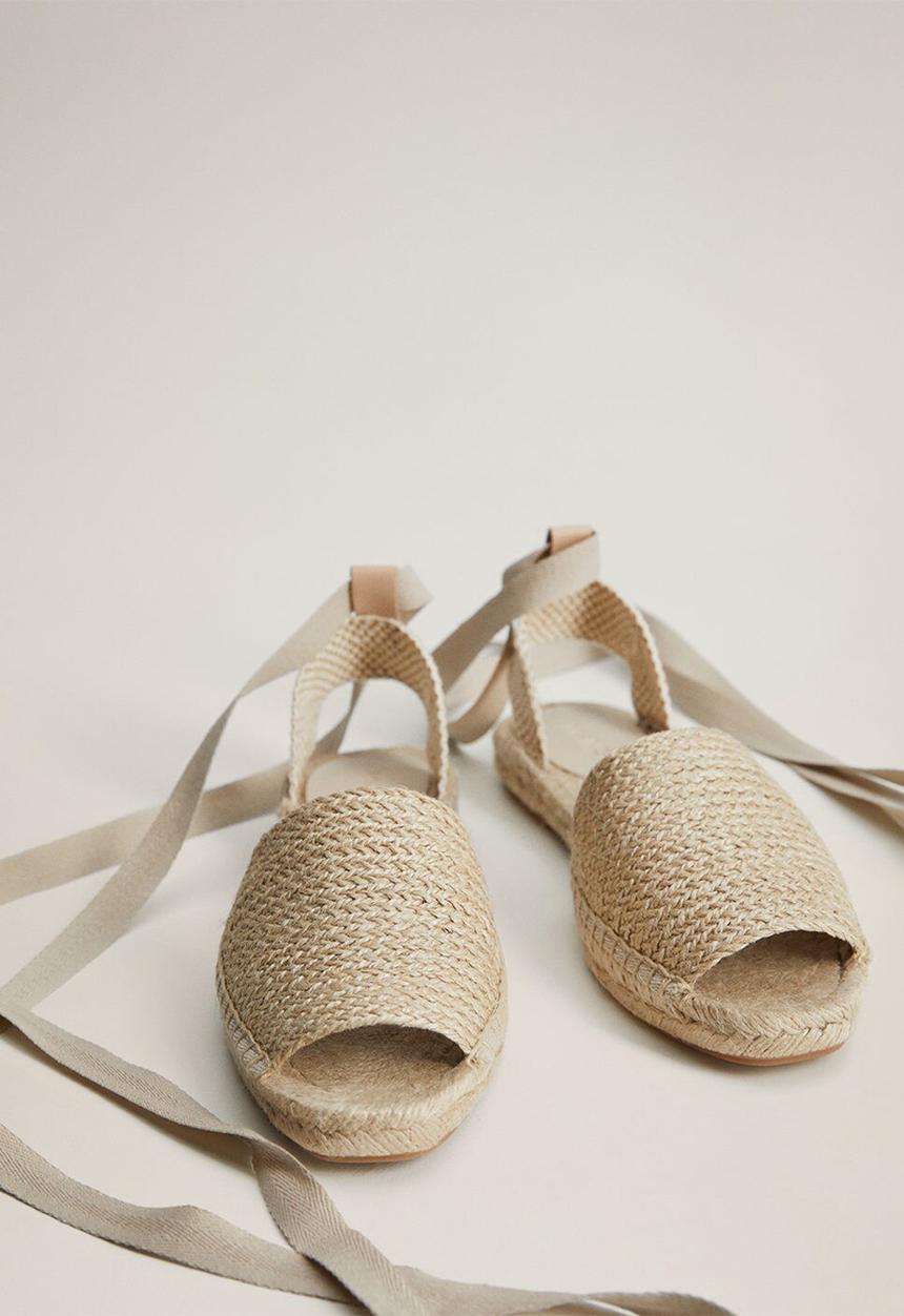 MANGO - Natural sandal - light beige