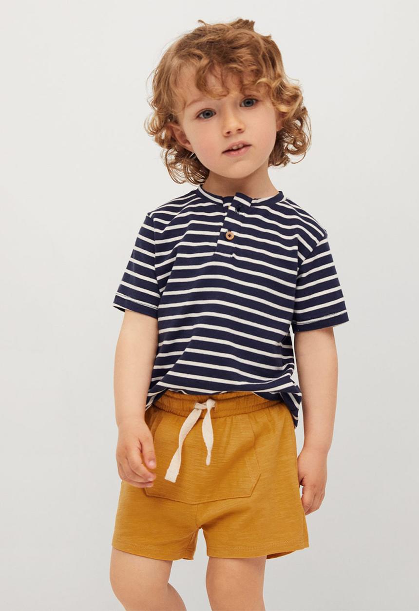 MANGO - Shorts manu - medium yellow