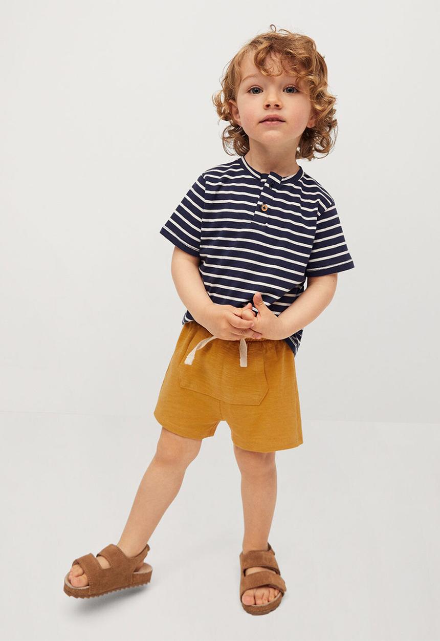 MANGO - Shorts manu - medium yellow