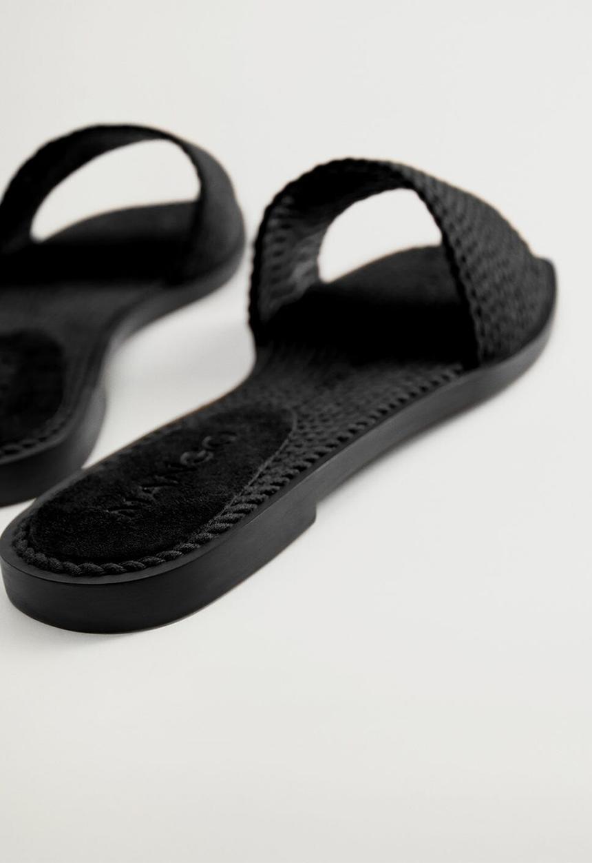 MANGO - Sofia slide - black