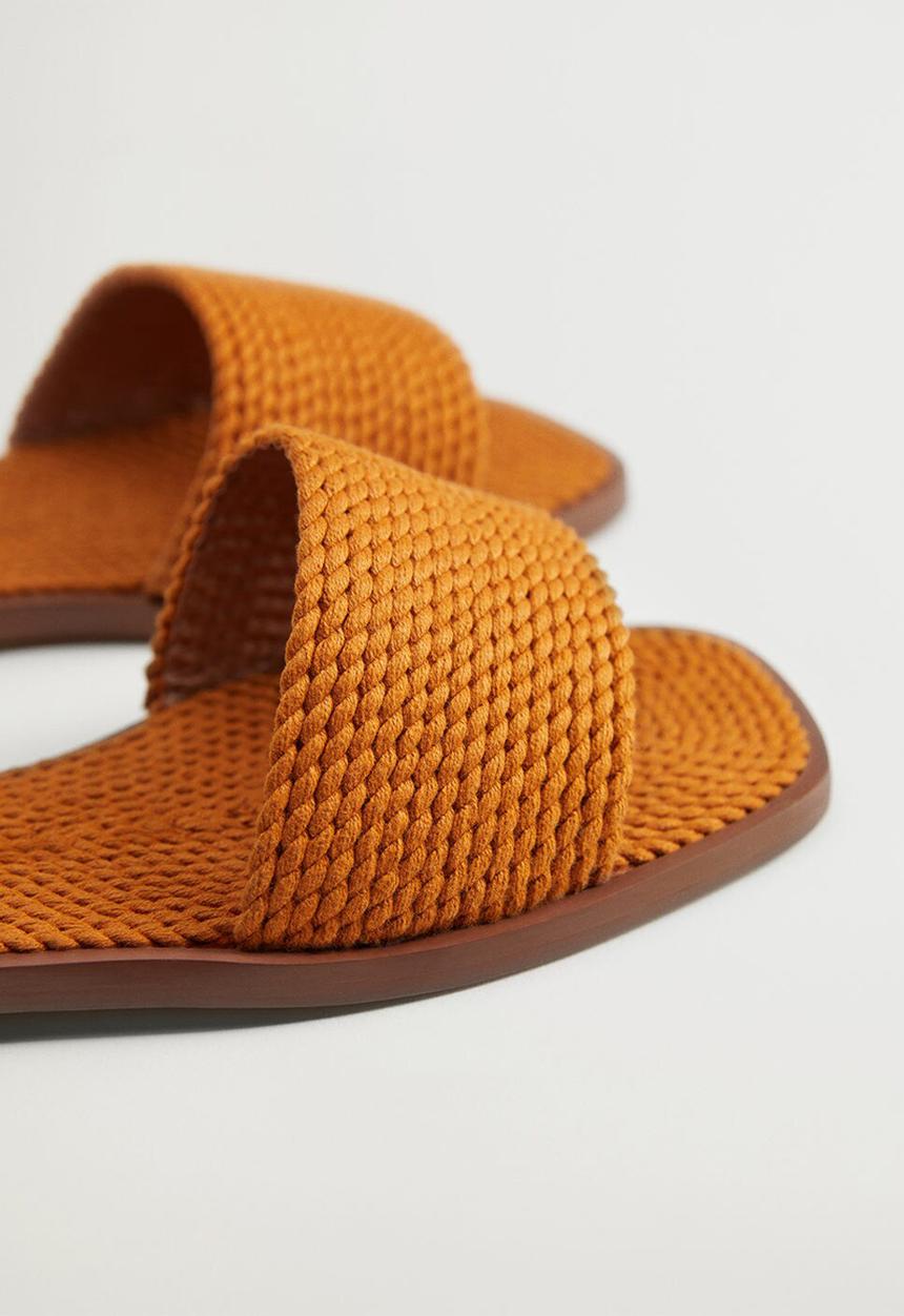 MANGO - Sofia slide - orange