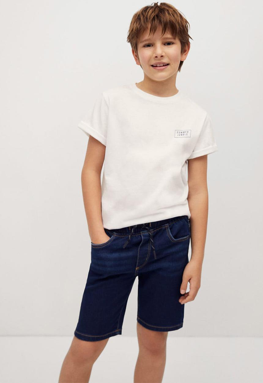 MANGO - Bermuda shorts comfy - open blue