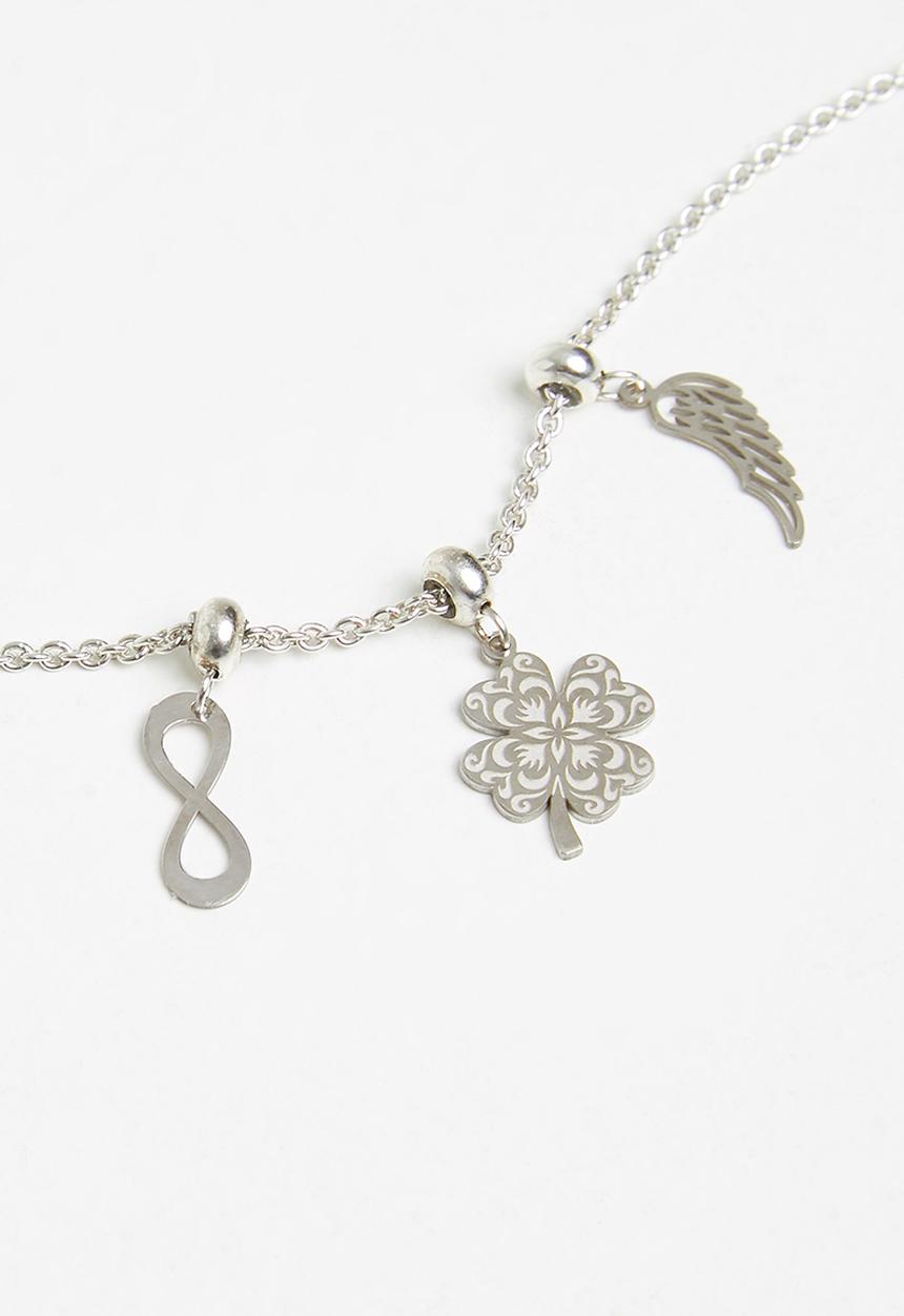 Memi - Charm necklace - silver