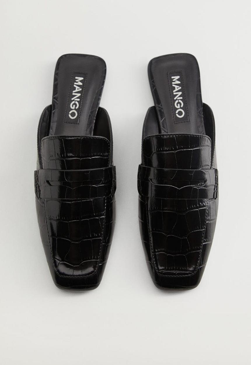 MANGO - Aste mule - black