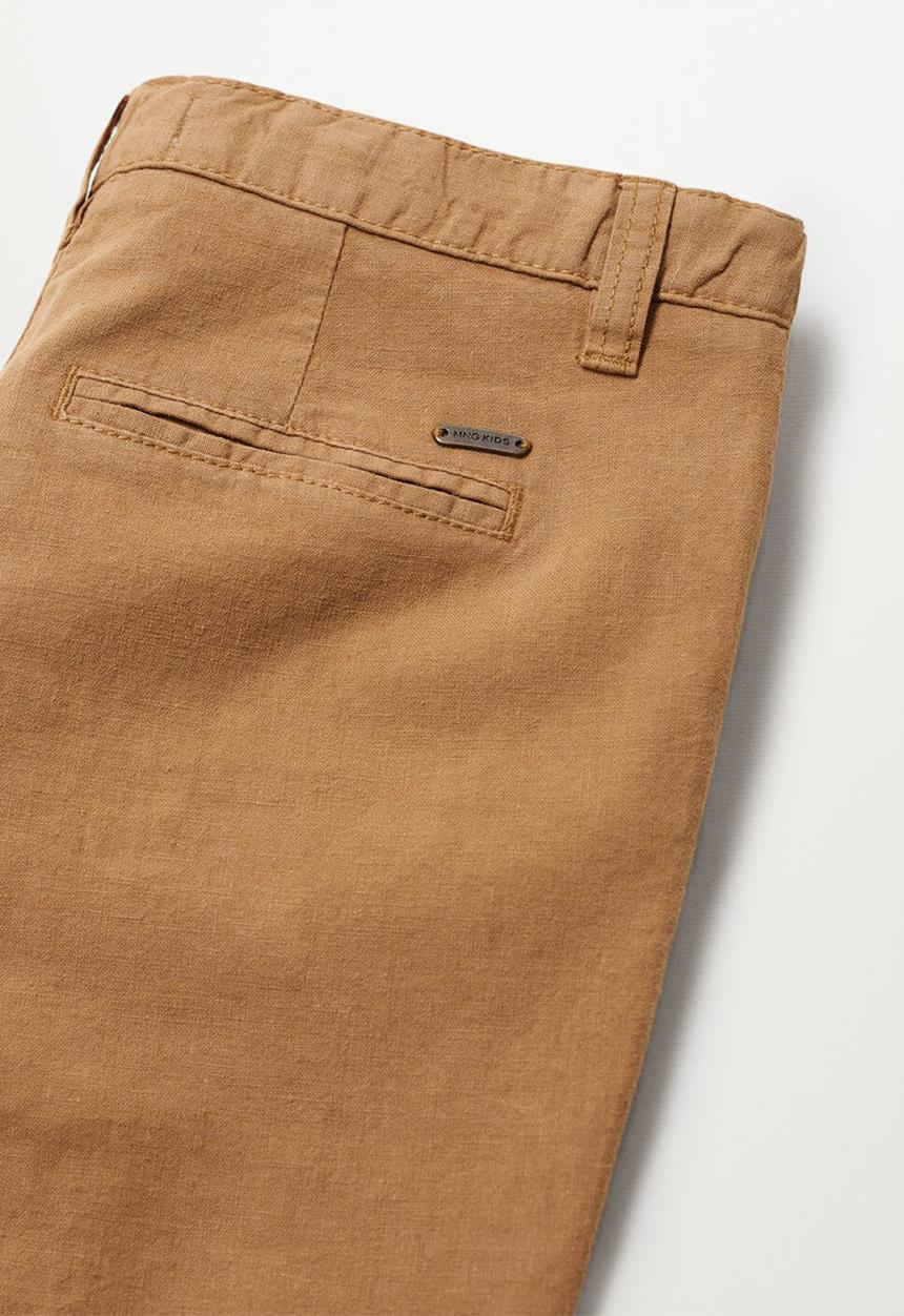 MANGO - Bermuda shorts linus - light pastal brown