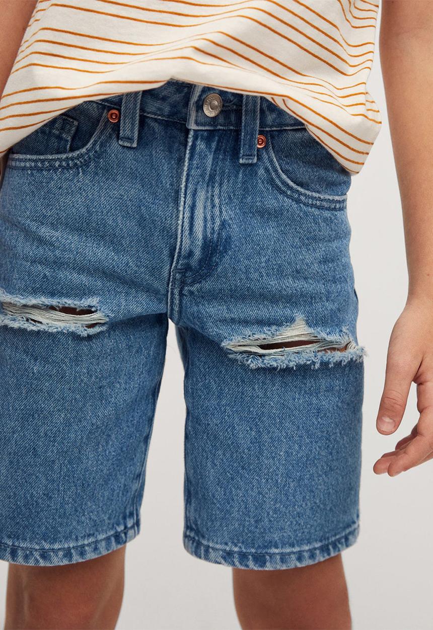 MANGO - Bermuda shorts berni - blue