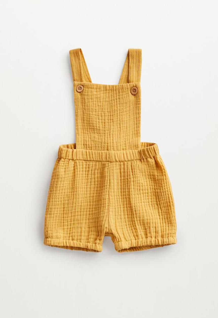 MANGO - Dungarees marion - medium yellow
