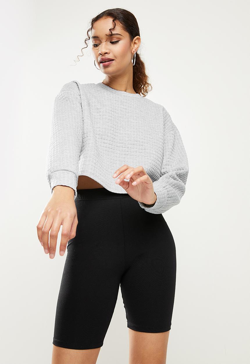 Blake - Textured sweater - grey 