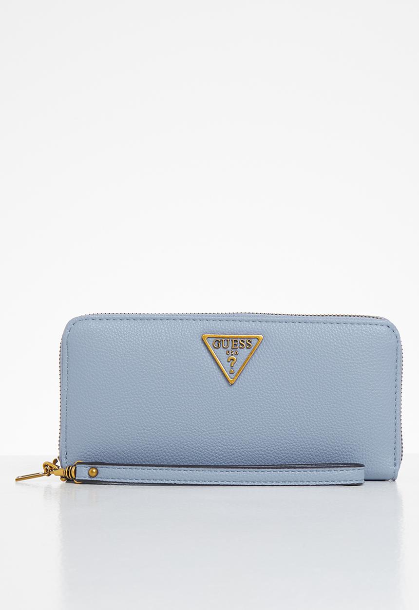 GUESS - Destiny slg large zip around - blue