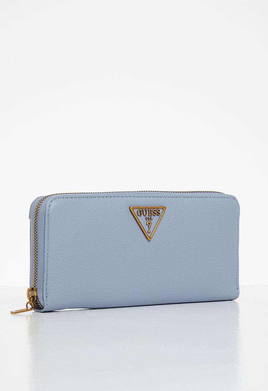 GUESS - Destiny slg large zip around - blue