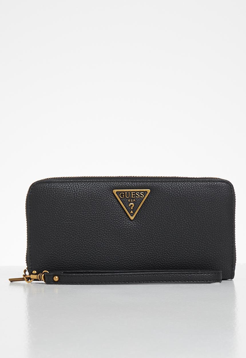 GUESS - Destiny slg large zip around - black