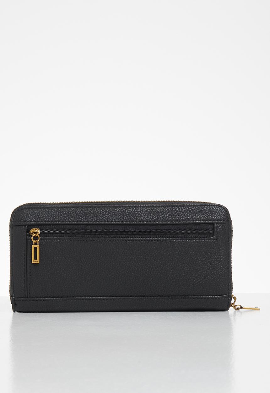 GUESS - Destiny slg large zip around - black