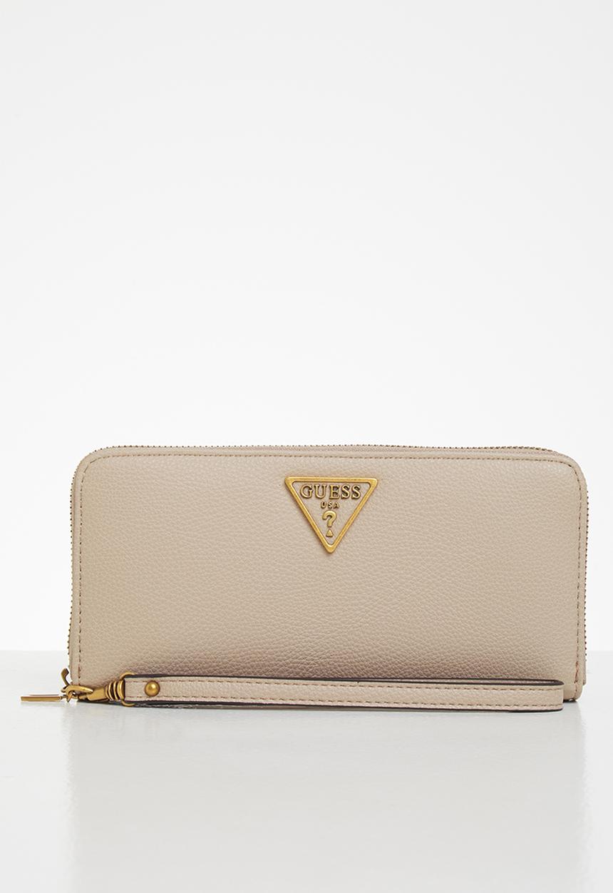 GUESS - Destiny slg large zip around - mushroom