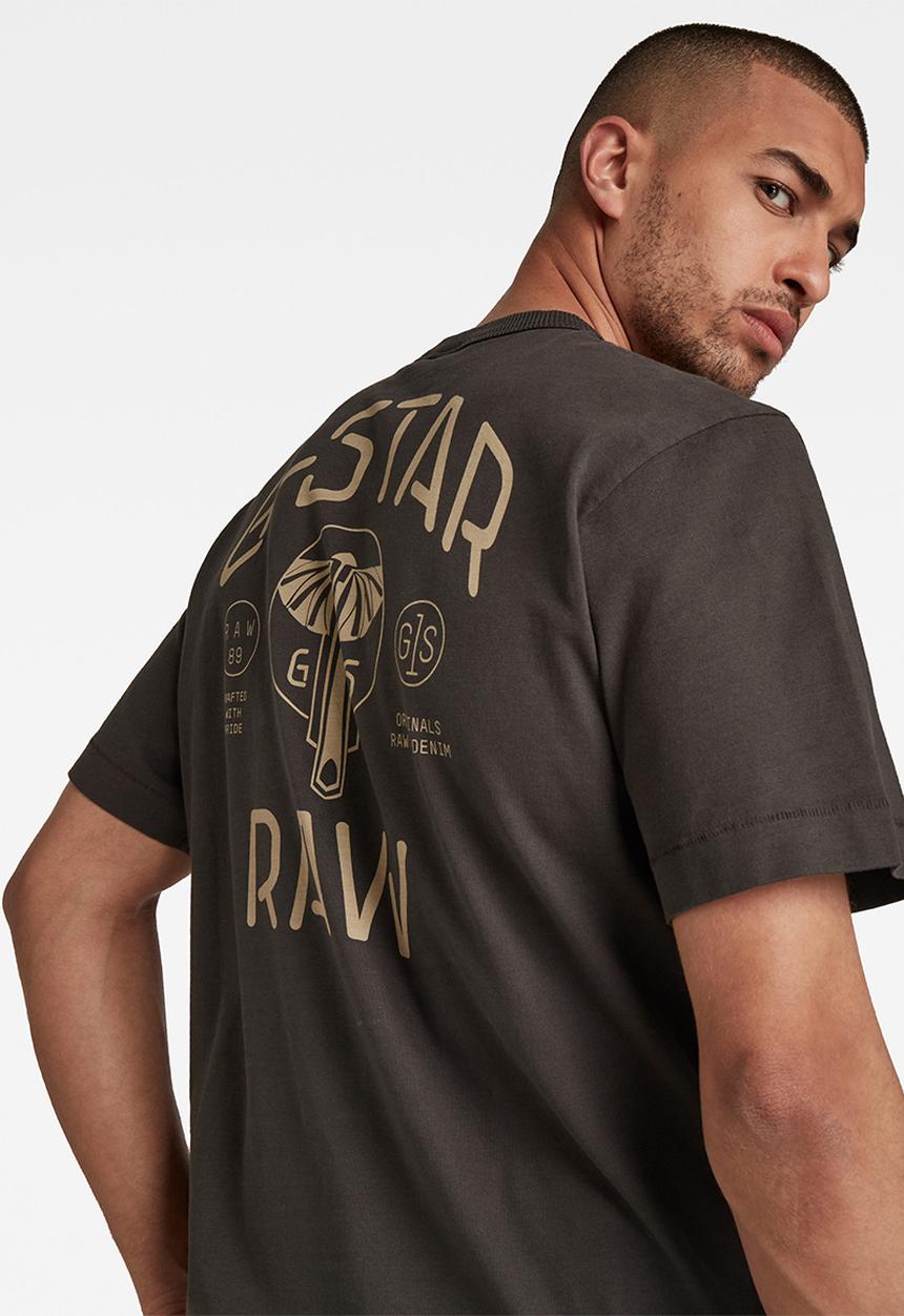 G-STAR - Back logo loose r t - raven