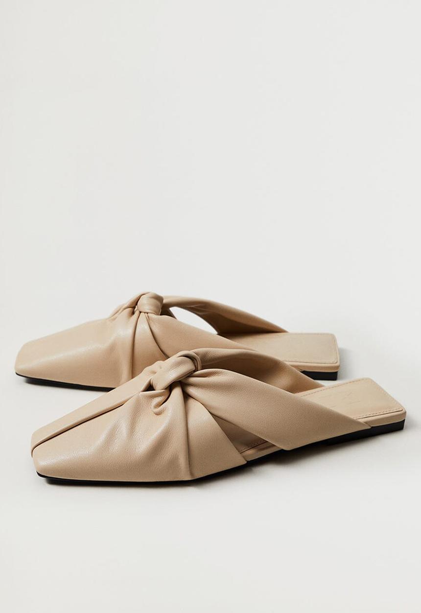 MANGO - Wendy mule - light beige