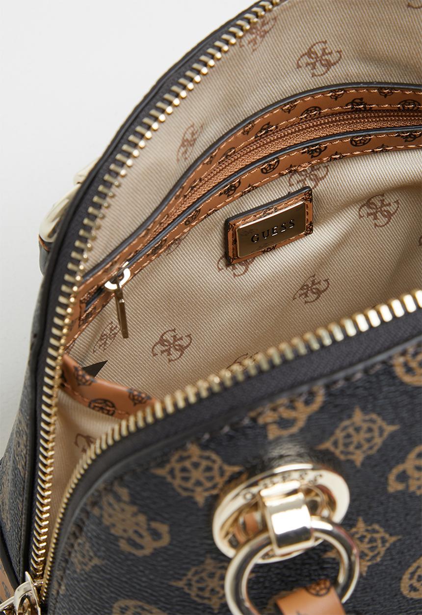 GUESS - Cessily small dome satchel - brown