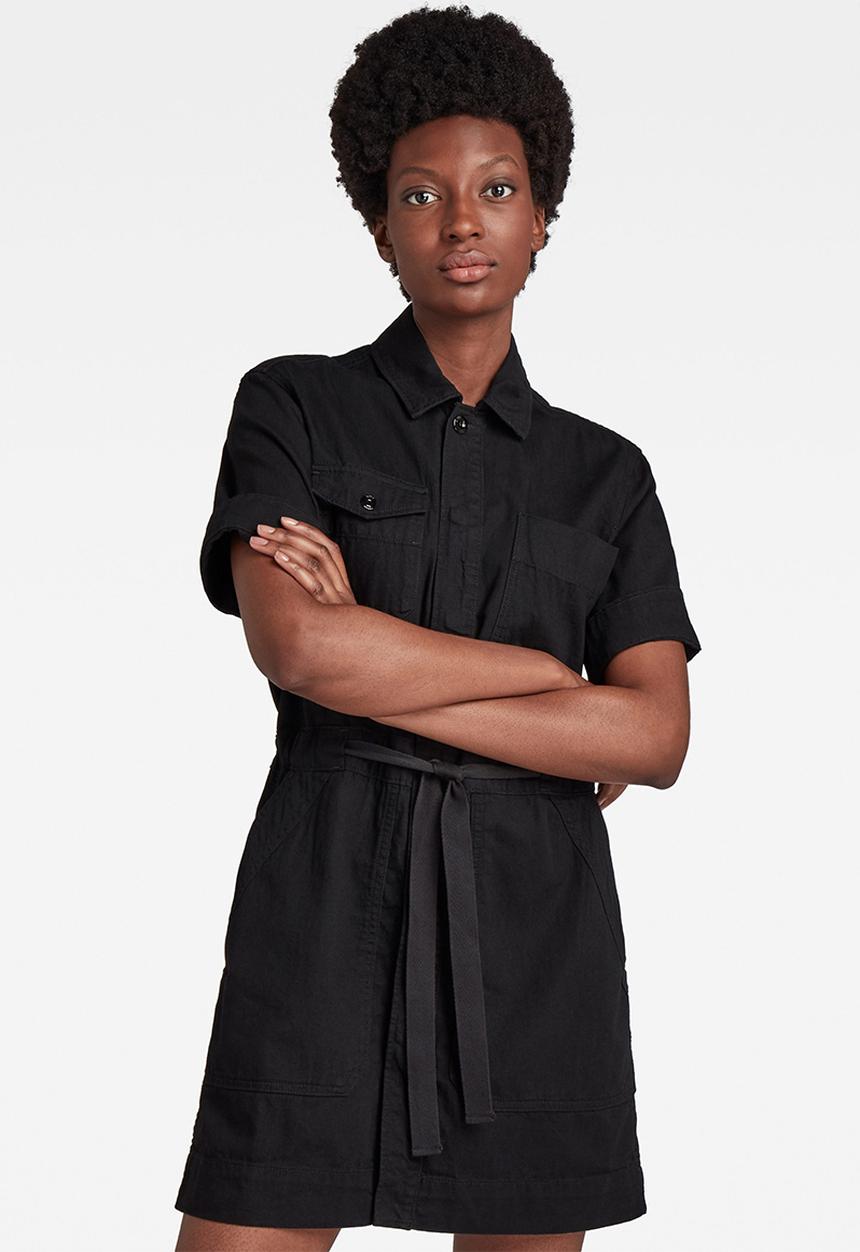 G-STAR - Army dress short sleeve - pitch black
