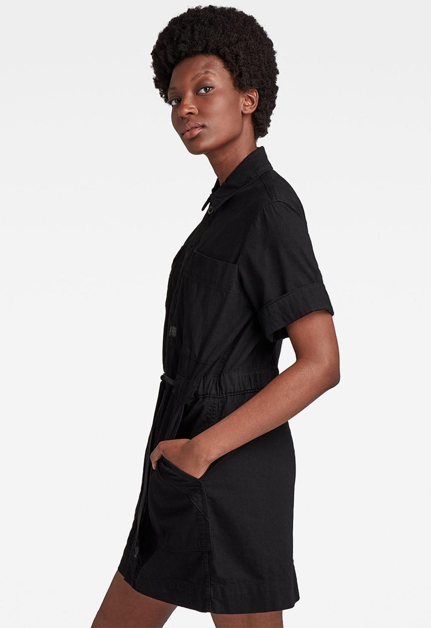 G-STAR - Army dress short sleeve - pitch black