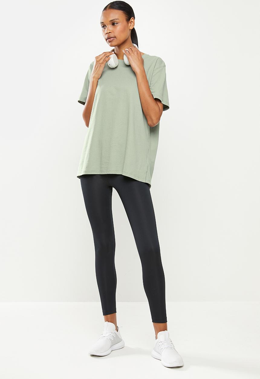 Cotton On - Post sweat organic T-shirt - green haze