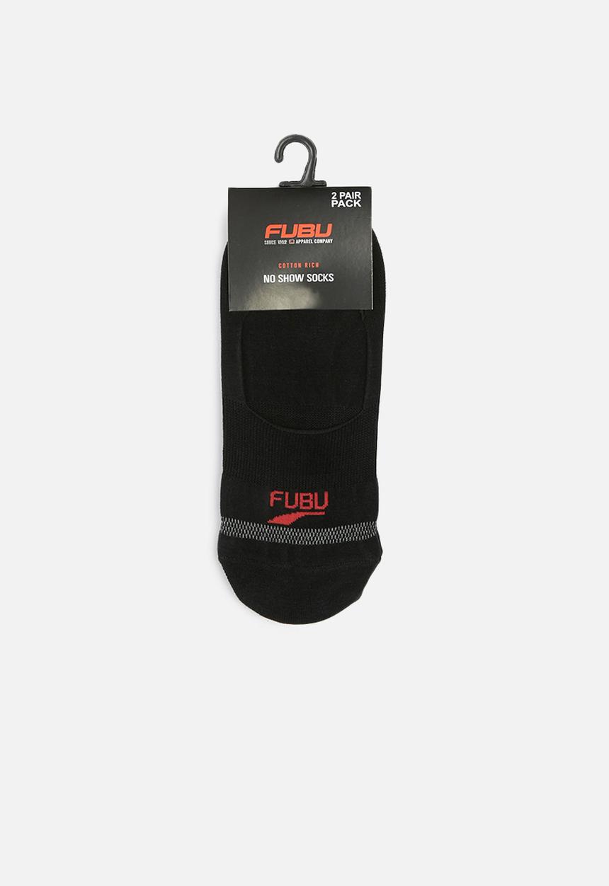 FUBU - Invisible socks 2 pack - black