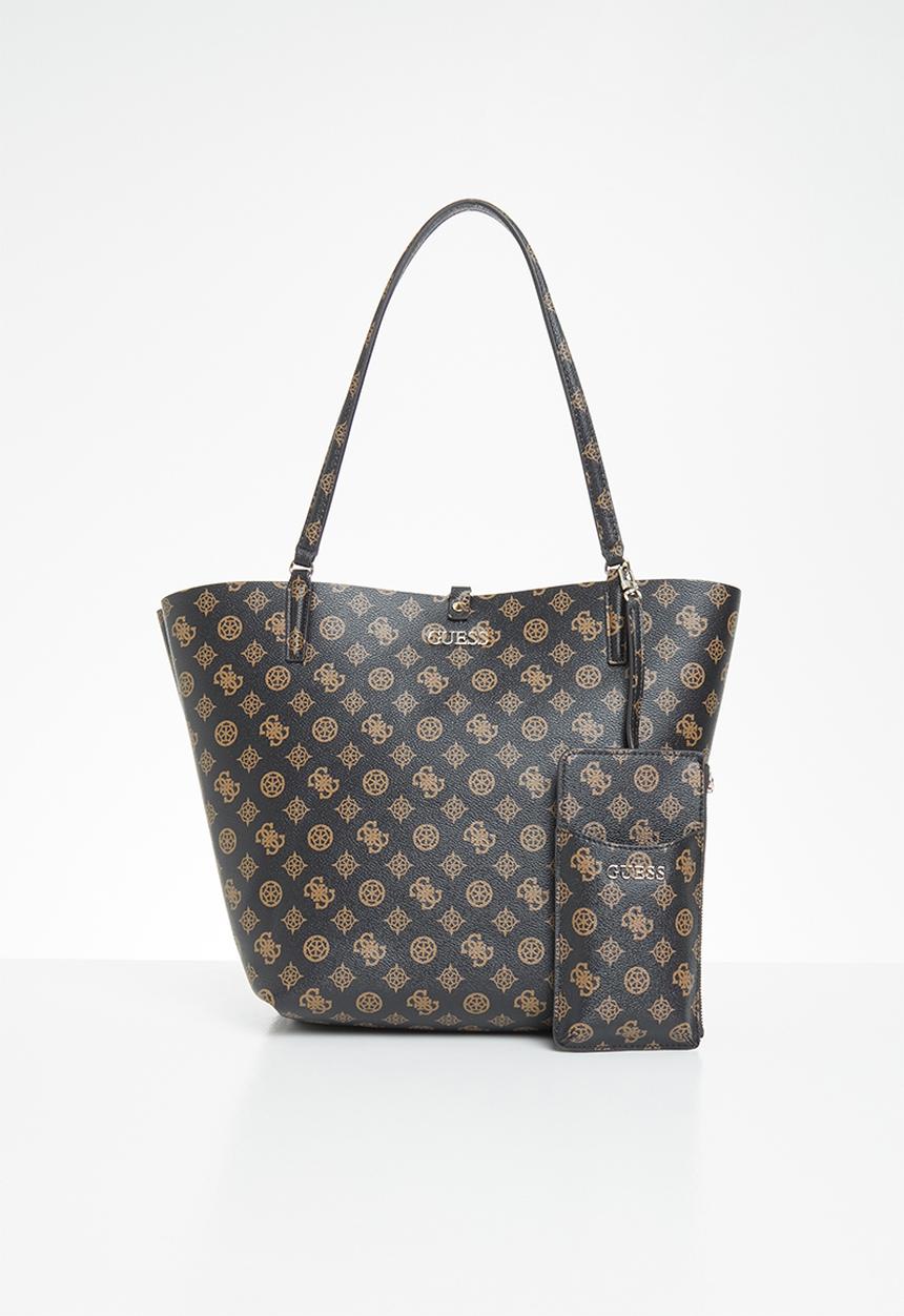 GUESS - Alby toggle tote - mocha