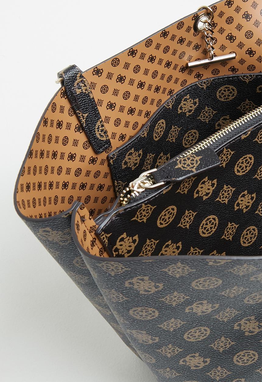 GUESS - Alby toggle tote - mocha
