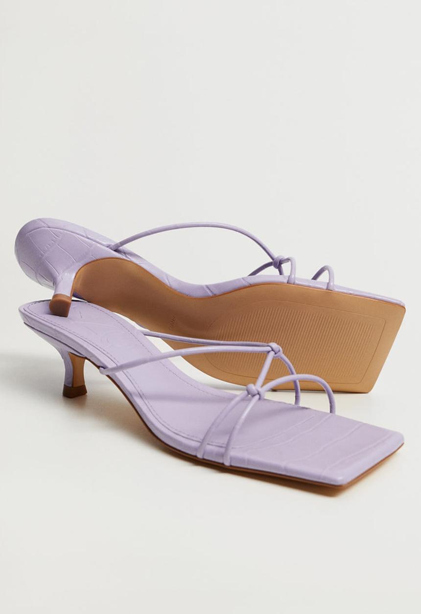 MANGO - Similar heel - light / pastel purple