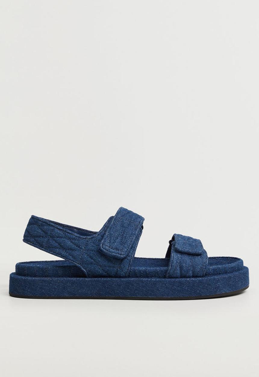 MANGO - Cat 1 sandal - open blue