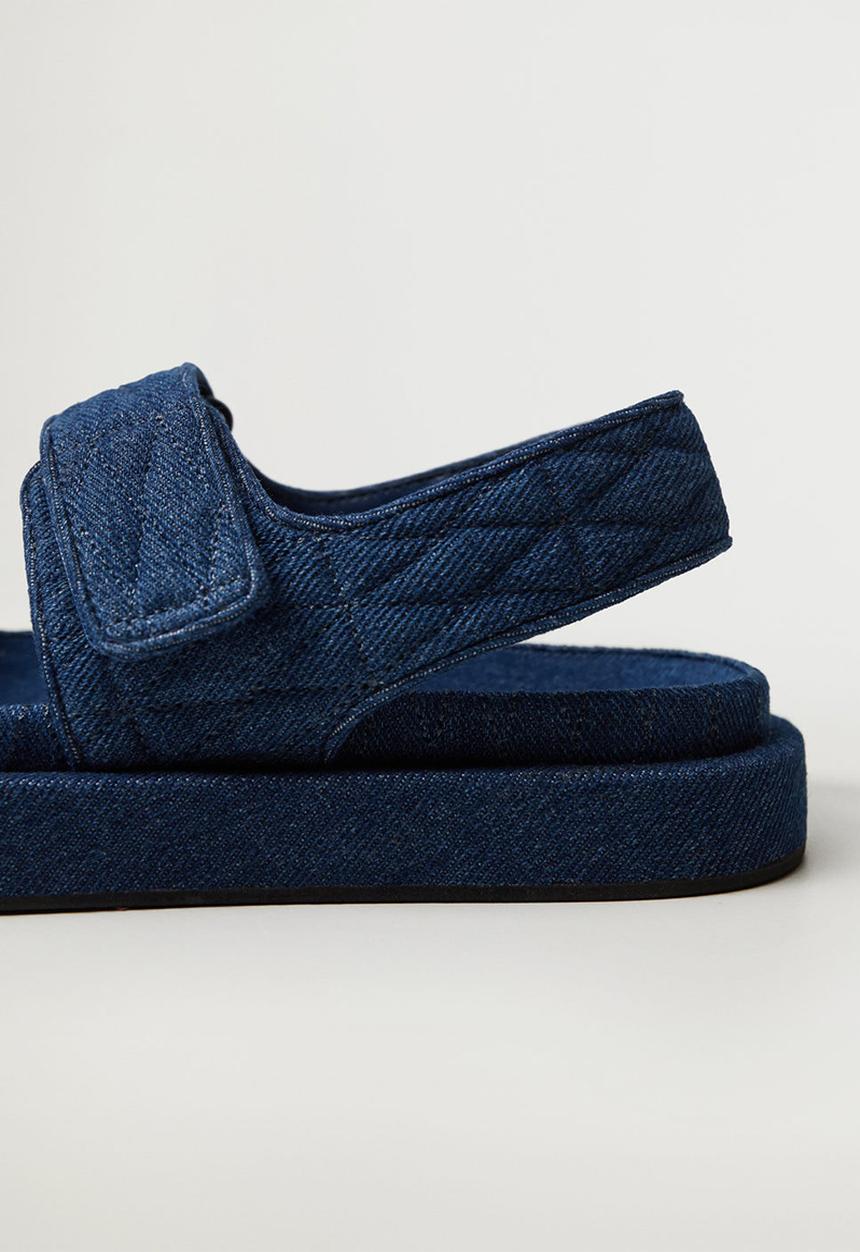 MANGO - Cat 1 sandal - open blue