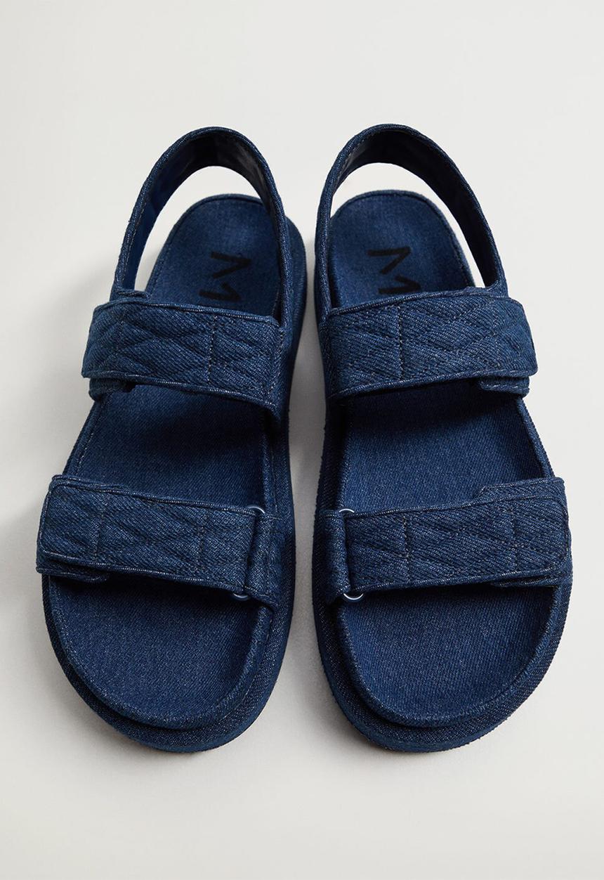 MANGO - Cat 1 sandal - open blue