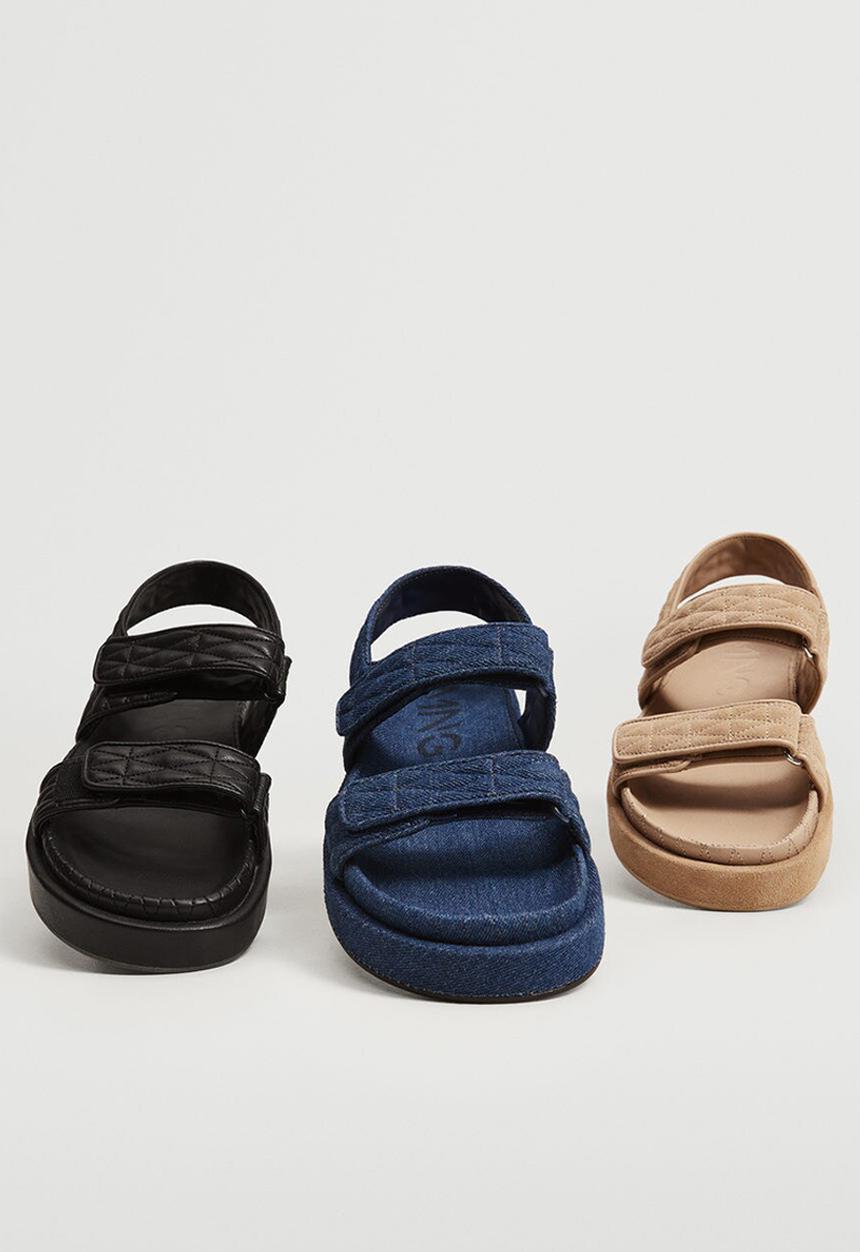 MANGO - Cat 1 sandal - open blue