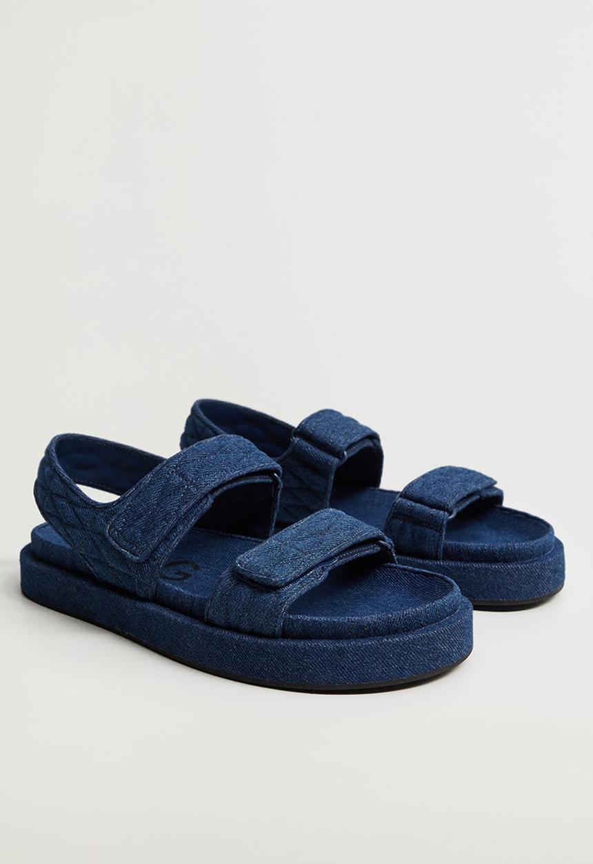 MANGO - Cat 1 sandal - open blue