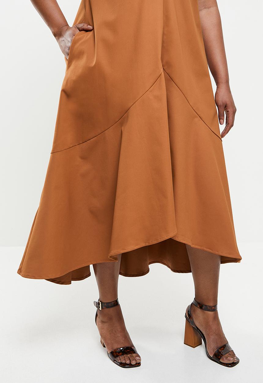 AMANDA LAIRD CHERRY - Plus Amatikulu dress - rust