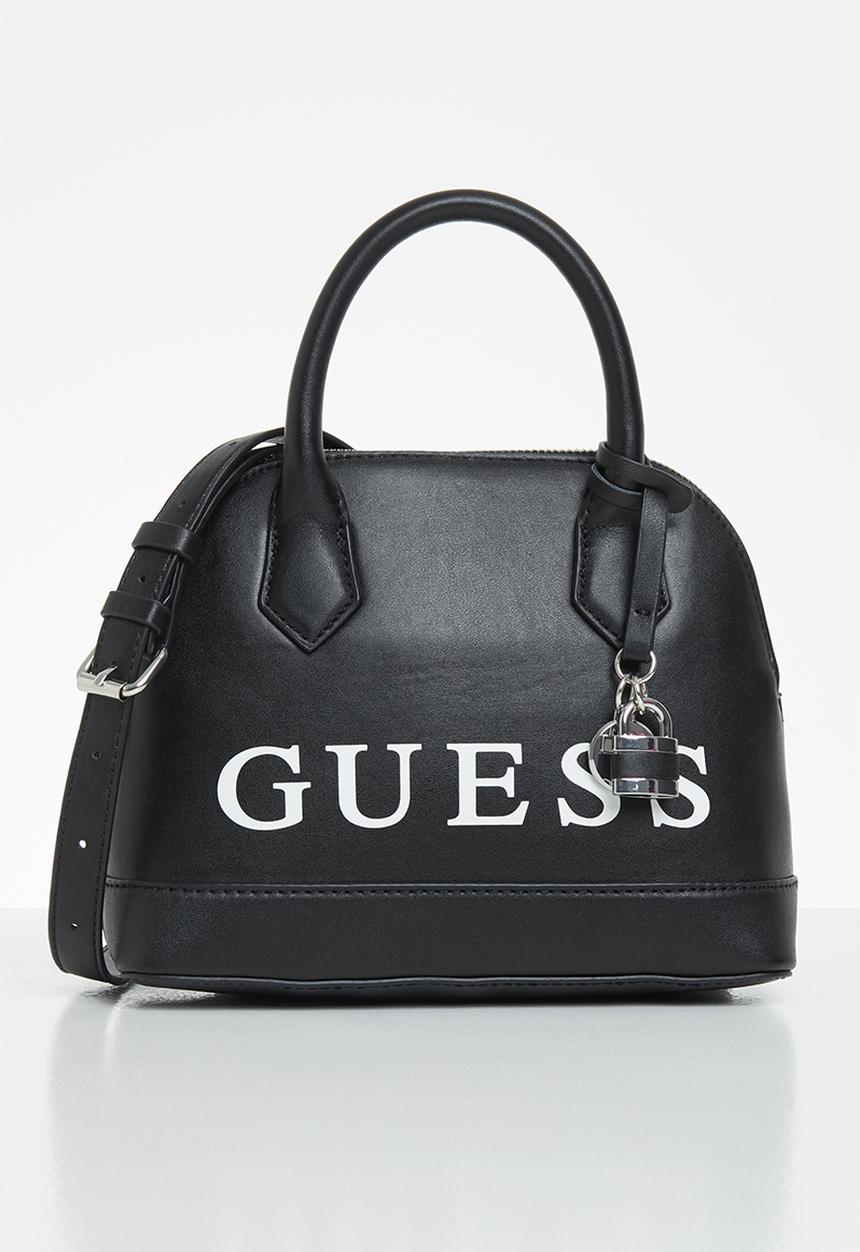GUESS - Silverman dome satchel - black